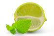 Fresh lime with lemon mint