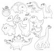 Dinosaurs Family. 