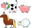 Funny farm animals.