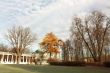 Autumn in the old-time estate near Moscow