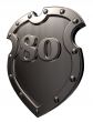 number on metal shield
