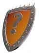 shield with question mark