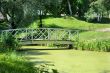 The bridge across the pond.