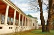 White colonnade with the wing rotunda 