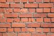 Wall of red bricks.