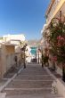 A walking path with steps in the town of Sitia