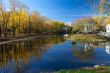 Haritonovsky garden with a pond