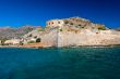 The island-fortress of Spinalonga in Crete