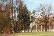 White colonnade with the wing rotunda 