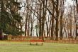 Autumn in the old-time estate near Moscow