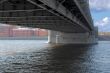Under the bridge.
