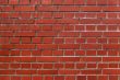 Red brick wall.