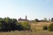 Rural landscape with church