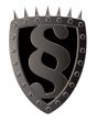 shield with paragraph symbol