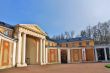 Classical fronton with columns and arch