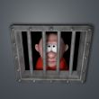 cartoon guy in jail