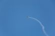 flying plane in the sky