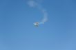flying plane in the sky