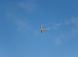 flying plane in the sky
