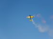flying plane in the sky