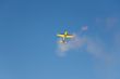 flying plane in the sky