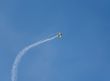 flying plane in the sky