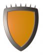shield with prickles