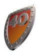 number on metal shield