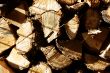 Stacked wood