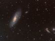 M106 spiral galaxy in constellation Canes Venatici
