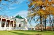 White colonnade with the wing rotunda 
