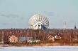 Parabolic antenna satellite communications
