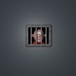 cartoon guy in jail