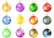 Set of Christmas balls