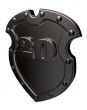 number on metal shield