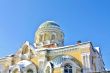 Abandoned orthodox church in winter