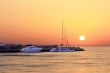 Sun set on the sea shore