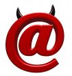 evil email symbol
