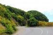 Summer landscape with Caucasus green mountains