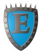 shield with letter 