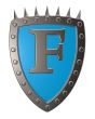 shield with letter f