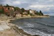 Houses on the Black Sea coast on the island of Nessebar, Bulgaria