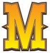 Western alphabet letter - M