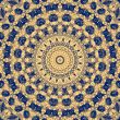 Maya geometrical fantasy - blue yellow