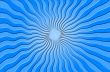 Blue wavy sun rays