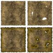Old brown burned edges parchment