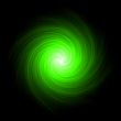 Green abstract background spiral