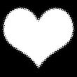 Dots heart frame