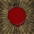 Wax seal parchment background