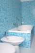 Blue bathroom